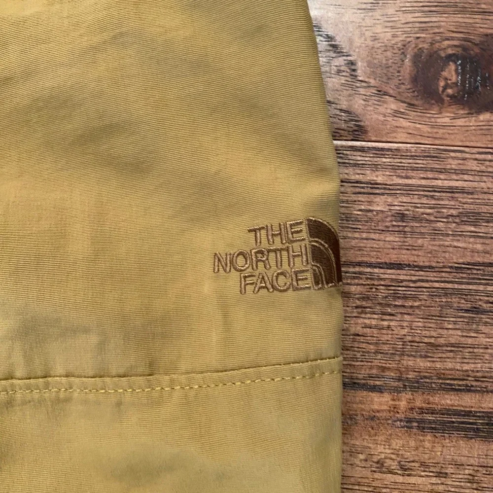 The North Face Class V Pants Mens Medium Khaki Tan Elastic Waist Hiking Outdoor